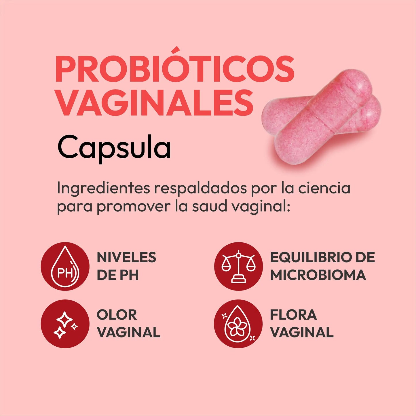 URO Vaginal Probiotics para la salud vaginal de las mujeres, equilibrio del pH