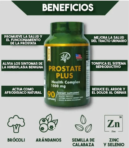 PROSTATE PLUS (BODEGA E) X 90 CAPSULAS